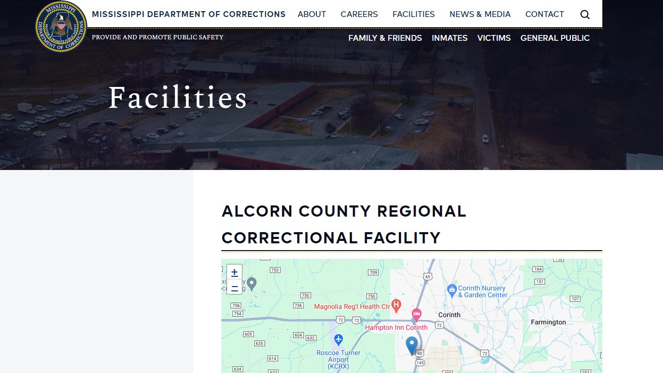 Alcorn County Regional Correctional Facility | Mississippi Department ...